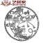Ornamental Wrought Iron Components For Fence Gate Stair