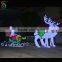 LED Acrylic Reindeer Sleigh
