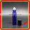 perfume glass bottle with blue glass roll on bottle with blue glass roll on bottle