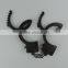 Cheap black cuffs plastic toy handcuffs uniform cuffs