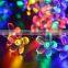 Newest Efficient Solar creative christmas decor Peach blossom led light