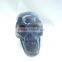 Brilliant carved skull for display , skull gemstone craft. amethyst gemstone