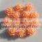 24MM Wholesale Colorful Rose Resin Flower Beads Lucite, Acrylic, Plastic Loose Beads