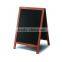 Chalkboard A Frame Pavement Sign JD Natura range - Teak & Black