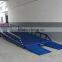 movable hydraulic leveling ramp