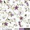 TJ-3784 Transparent emboossed tablecloth with golden & silver