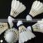 6 Pieces Shuttlecock Feather Badminton Balls White for Training Outdoor Sports