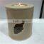 Star & leaf carved ceramic votive candle holder