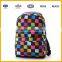 Polyester backpack with heat transfer printing backpack for school student