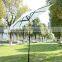 Outsunny 9' Outdoor Patio Umbrella w/ Tilt & Solar Powered LED Lights - Cream