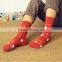 Wholesales warm christmas socks woman cotton sock