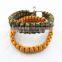 2015 high strengthen durable survival bangle,army survival bracelet