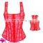 2015 wholesale sexy red marture corset waist training fashion corset to wear out