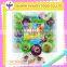 novelty peg-top plastic toy candy with tattoo paper