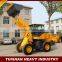2.5tons Chinese small earth moving equipment, front end wheel loader hydraulic articulated wheel loaderwith low price hot sale