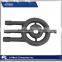 Cast iron commercial gas burner for outdoor cooking