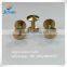 China supplier hardware brass male and female screw /brass screw female/brass post screw with logo