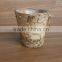 Native birch bark built-in waterproof bag natural wood flower pots