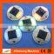 2*3 LED Solar Powered Plastic Road Studs 123mm dia. 25mm high