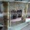 Modern Design LIGHT GREEN ONYX FIREPLACES