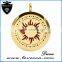 DIY custom 316L stainless steel aromatherapy locket pendant