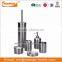 6pcs Round Stainless Steel Bathroom Set