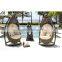 1 Person Rattan Bullet Hanging Chair For Sell