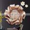 M22A Momoda Living Room Creative Modern Hanging Fancy Elegant3D Flower Wall Clock Quiet Quiet Quartz Decoration Large Wall Clock
