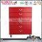 Industrial furniture metal steel tool cart mobile cabinet