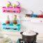 Plastic Storage Rack/kitchen Shelf With Strong Sucker