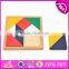 2017 Best design 9 pieces classic wooden tangrams for kids W14A166