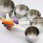 Manufacrurer New Products 5 Pieces Set Stainless Steel Powder Measuring Spoons Set Cheap Price