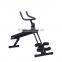 New Vertical Roller Beauty Waist Abdominal Exercise foldable Machine with sit up bench