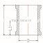 HIGH QUANLITY ADAPTER OF PVC DIN STANDARD FITTINGS FOR WATER SUPPLY