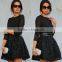 Sexy Women Lace Bodycon Mini Dress Long Sleeve Evening Party Cocktail Dress