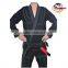 Brazilian jiu jitsu gi with embroidery and sublimation patches or blank black/white/blue col bjj gi for adult and kids