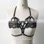 Wholesale Sexy women lingerie elastic black bandage bra Harness bra