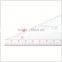 Kearing Transparent Acrylic Triangle Ruler for Sewing Multi Use Plastic Rulers#T036