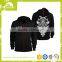 Plain black hoodie with fit male sports for men custom fashion hoody jacket