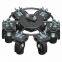 6061 aluminium spining DMX512 mini rotary circle truss for hanging moving head light
