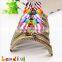 8.5cm Antique Brass Curved Candy Color Bead Sewing Metal Coin Purse Frame