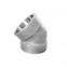 stainless steel 45 socket elbow