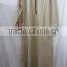 black check casual sunshine hemp muslim dress/ muslim islamic fashionable abaya kaftan dresses/fancy dl islamic muslim dress