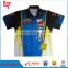 Custom printing free design youth polo t shirts with full button