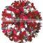 PET Material 2color mixed cheering pom pom