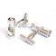 Romantic White sand sliver cufflinks