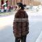 Fashion Hot Sale Womens Parka Coat Natural Fur Short Women Korean Real Fox Fur Coat