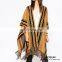 Lightweight Patterned Knit 100% Acrylic Poncho For Ladies