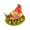 Hen lay egg Chinese metal craft animal metal jewelry box