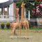 Life size giraff statue ,giant giraffe toy wild animal custom design style giraffe plush toy Stand in a realistic stance.